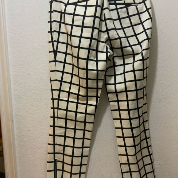 Black Label by Chico's White and Black checkered Pants (Size 0.5) 6.5 US - Picture 6 of 11